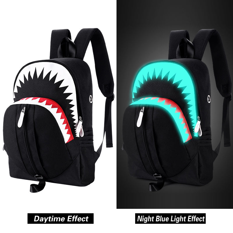 Luminous Shark USB Function Backpack