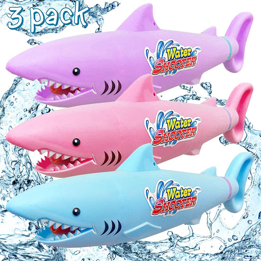 3PC Children's Toy High-pressure Shark Shooter